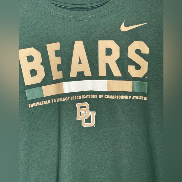 Men's Nike Baylor Bears Legend Sideline Short Sleeve T-Shirt - Picture 5 of 5